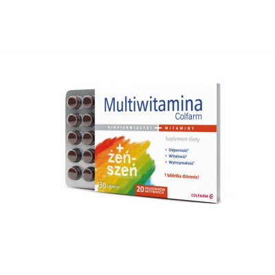 Miniaturka artykułu - #0 COLFARM Multiwitamina Max, 30 tabletek 