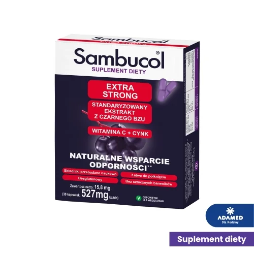 #0 – SAMBUCOL Extra Strong, 30 kapsułek