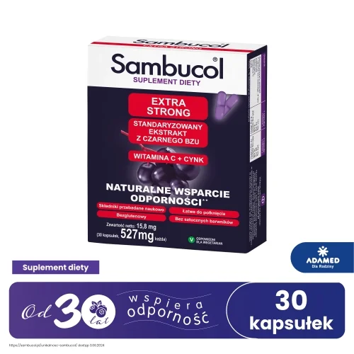 #3 – SAMBUCOL Extra Strong, 30 kapsułek