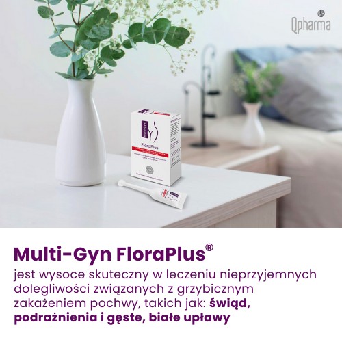 Zdjęcie produktu - 3 MULTI-GYN FloraPlus Żel dopochwowy - 5 aplikacji