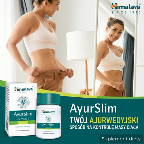 Zdjęcie produktu - 3 Himalaya AyurSlim, 60 kaps.