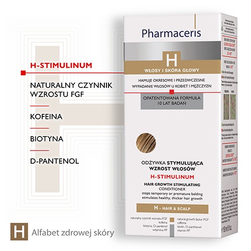 Miniaturka artykułu - #1 PHARMACERIS H STIMULINUM Odżywka stymulująca wzrost włos&oacute;w, 150 ml