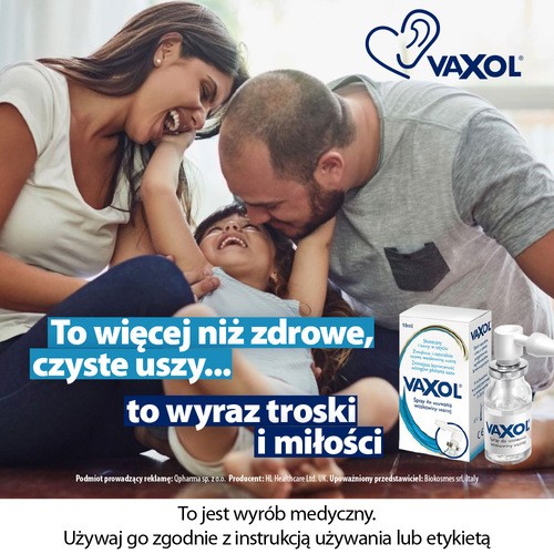 Zdjęcie produktu - 4 VAXOL do usuwania woskowiny usznej spray - 10 ml 