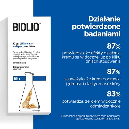 #4 – BIOLIQ 55+ Krem liftingująco - odżywczy na dzień, 50 ml