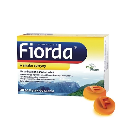 Miniaturka artykułu - #0 FIORDA o smaku cytryny, 30 past. do ssania