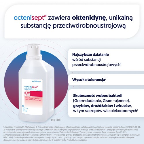 Zdjęcie produktu - 2 OCTENISEPT Roztw&oacute;r do dezynfekcji - 1000 ml