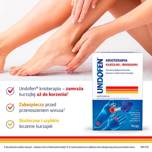 Zdjęcie produktu - 2 Undofen Krioterapia kurzajki brodawki, 50 ml