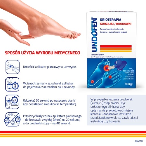 Zdjęcie produktu - 3 Undofen Krioterapia kurzajki brodawki, 50 ml