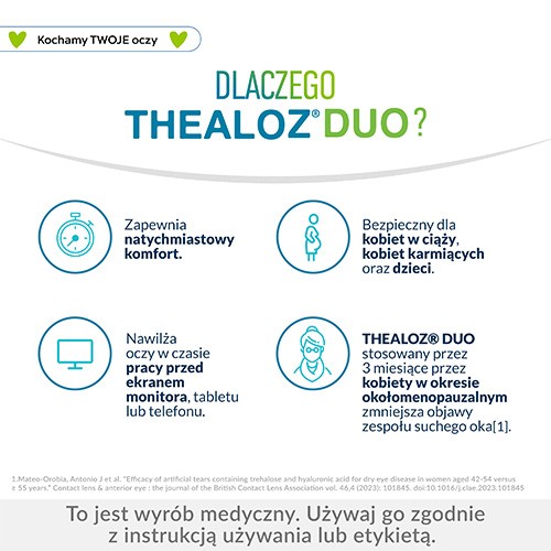 Miniaturka artykułu - #1 Thealoz Duo 3% Krople do oczu, 10 ml