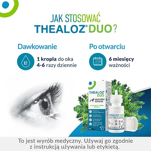 Zdjęcie produktu - 5 Thealoz Duo 3% Krople do oczu, 10 ml