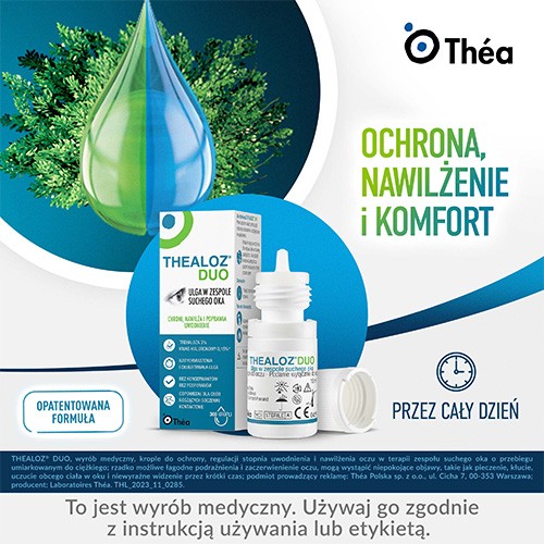 Zdjęcie produktu - 6 Thealoz Duo 3% Krople do oczu, 10 ml