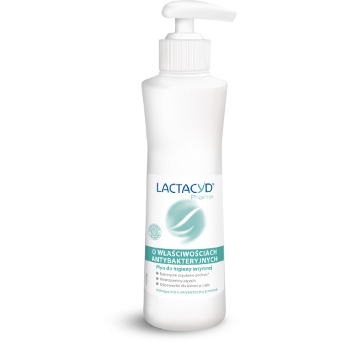 Miniaturka artykułu - #1 Lactacyd Pharma Płyn do higieny intymnej o właściwościach antybakteryjnych, 250 ml