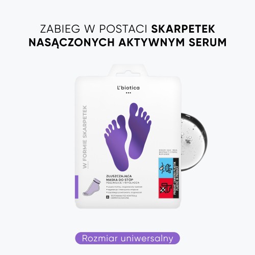 Miniaturka artykułu - #0 L' BIOTICA Maska złuszczająca do st&oacute;p - 40 ml
