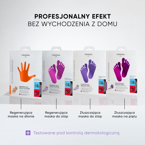 Zdjęcie produktu - 3 L' BIOTICA Maska złuszczająca do st&oacute;p - 40 ml