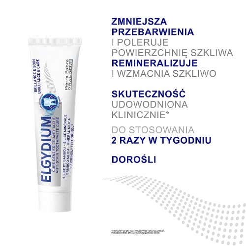 Zdjęcie produktu - 2 ELGYDIUM Pasta przeciw przebarwieniom - 30 ml