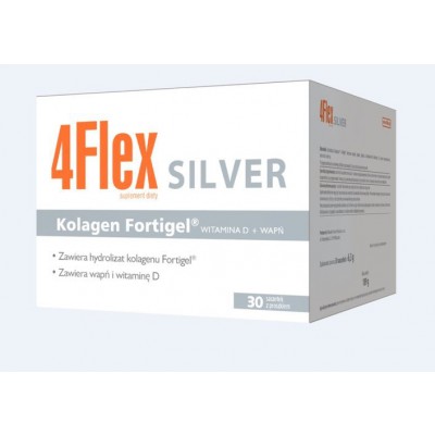 Miniaturka artykułu - #0 4FLEX Silver - 30 saszetek kolagen na stawy
