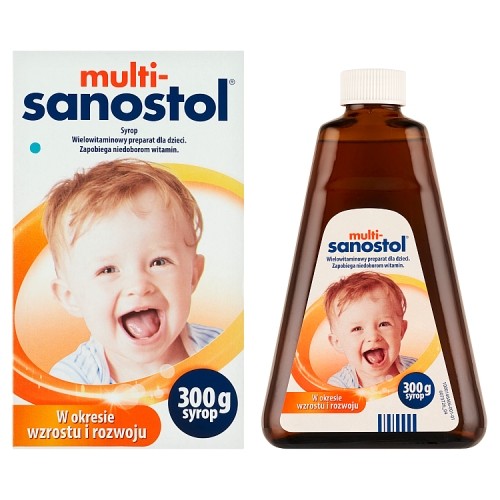 Miniaturka artykułu - #0 Multi-Sanostol Syrop wielowitaminowy dla dzieci, 300 g