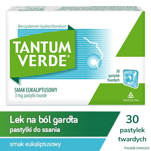 Miniaturka artykułu - #0 TANTUM VERDE o smaku eukaliptusowym - 30 pastylek (20676)