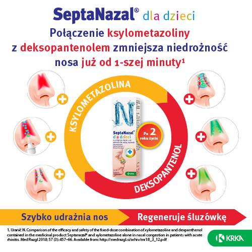 Miniaturka artykułu - #0 SEPTANAZAL Lek dla dzieci w aerozolu na zatkany nosek, 10ml