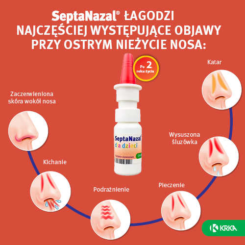 Miniaturka artykułu - #1 SEPTANAZAL Lek dla dzieci w aerozolu na zatkany nosek, 10ml