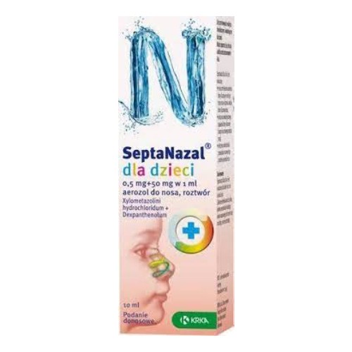 Zdjęcie produktu - 3 SEPTANAZAL Lek dla dzieci w aerozolu na zatkany nosek, 10ml