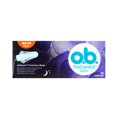 Miniaturka artykułu - #0 OB ProComfort Night Super Tampony higieniczne, 16 sztuk