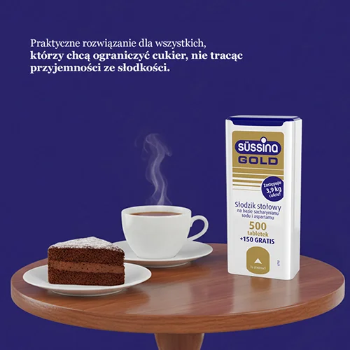 #0 – SUSSINA GOLD Słodzik - 500 sztuk + 150 sztuk