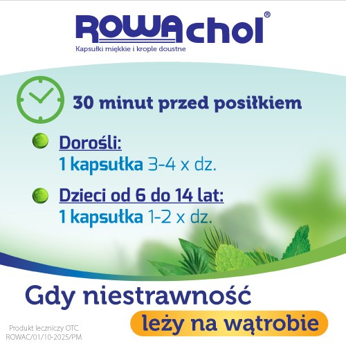 Zdjęcie produktu - 5 ROWACHOL, 30kapsułek