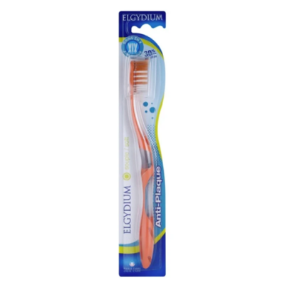 Miniaturka artykułu - #0 ELGYDIUM ANTI-PLAQUE SOFT Szczoteczka do zęb&oacute;w - 1 sztuka 
