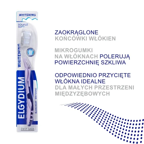 #0 – ELGYDIUM WHITENING MICROBALL Szczoteczka do zęb&oacute;w ŚREDNIA (medium) - 1 sztuka