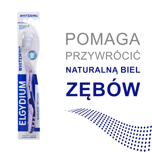 #3 – ELGYDIUM WHITENING MICROBALL Szczoteczka do zęb&oacute;w ŚREDNIA (medium) - 1 sztuka