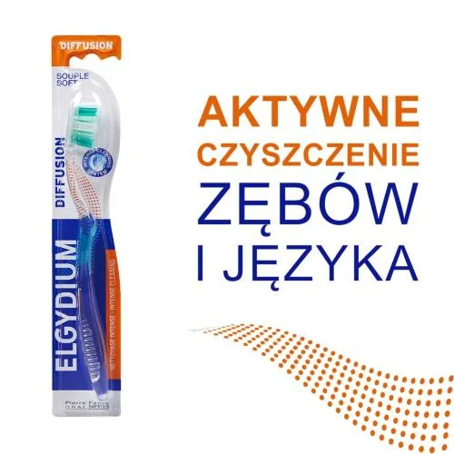 #1 – ELGYDIUM DIFFUSION SOFT Szczoteczka do zęb&oacute;w, 1 sztuka