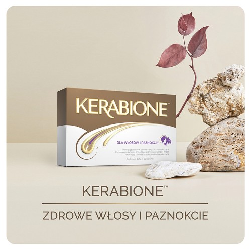 Miniaturka artykułu - #0 KERABIONE z aminokwasami, 60 kapsułek