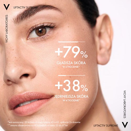 Zdjęcie produktu - 3 Vichy Liftactiv Przeciwzmarszczkowy krem ujędrniający z kwasem hialuronowym do cery normalnej i mieszanej, 50 ml