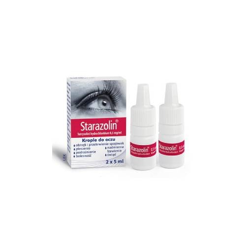 Zdjęcie produktu - 4 STARAZOLIN Krople do oczu 0,05% 2x5 ml, 10 ml