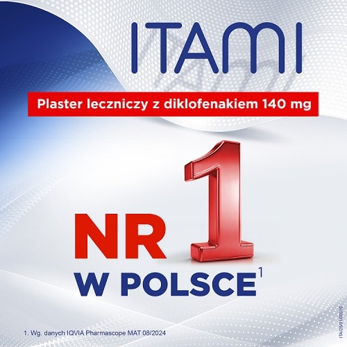 Miniaturka artykułu - #0 Itami Plastry lecznicze 140mg, 10sztuk