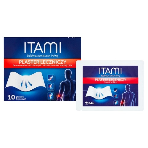 Miniaturka artykułu - #0 Itami Plastry lecznicze 140mg, 10sztuk