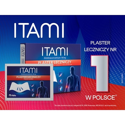 Zdjęcie produktu - 9 Itami Plastry lecznicze 140mg, 10sztuk
