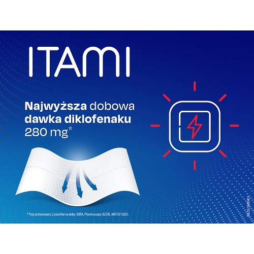 Miniaturka artykułu - #1 Itami Plastry lecznicze 140mg, 10sztuk