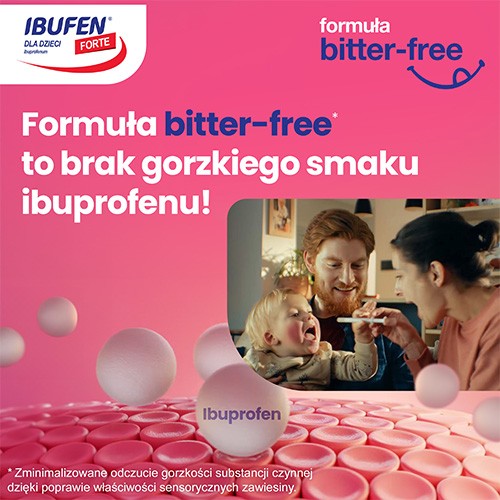 Miniaturka artykułu - #1 IBUFEN dla dzieci FORTE o smaku malinowym, 100ml