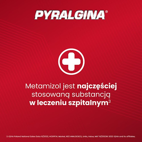 Zdjęcie produktu - 2 Pyralgina 500mg - 12 tabletek - lek przeciwb&oacute;lowy i przeciwgorączkowy