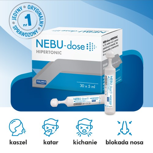 Miniaturka artykułu - #0 Nebu-Dose Roztw&oacute;r hipertoniczny do inhalacji, 30 amp.