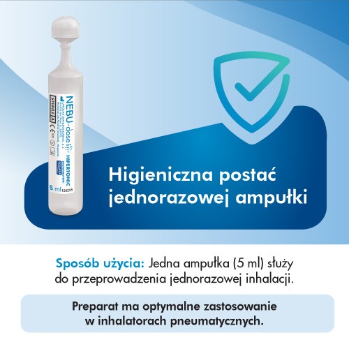 Zdjęcie produktu - 2 Nebu-Dose Roztw&oacute;r hipertoniczny do inhalacji, 30 amp.