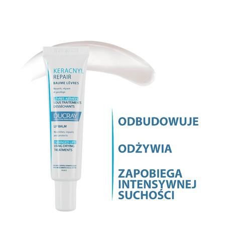 Miniaturka artykułu - #1 DUCRAY KERACNYL REPAIR Balsam do ust, 15ml