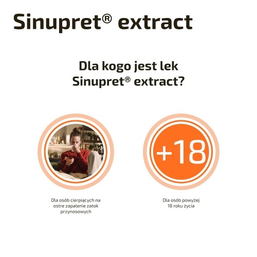 Miniaturka artykułu - #1 Sinupret extract 160 mg - 20 tabletek