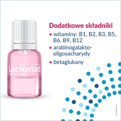 Zdjęcie produktu - 3 Lactostad dla dorosłych, 7 ampułek x 7 ml