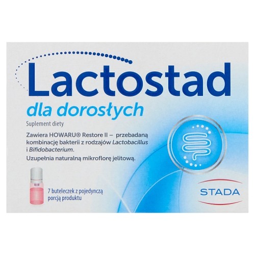 Zdjęcie produktu - 6 Lactostad dla dorosłych, 7 ampułek x 7 ml