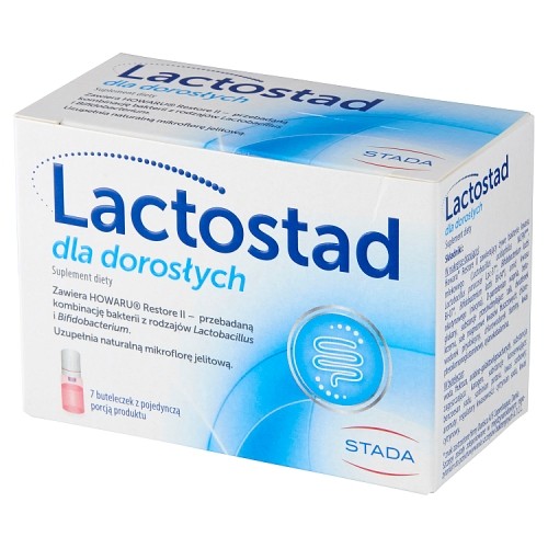 Zdjęcie produktu - 7 Lactostad dla dorosłych, 7 ampułek x 7 ml