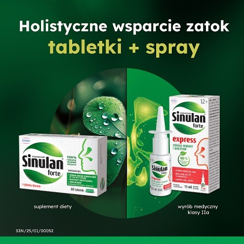 Zdjęcie produktu - 6 Sinulan Express Forte aerozol do nosa, 15 ml