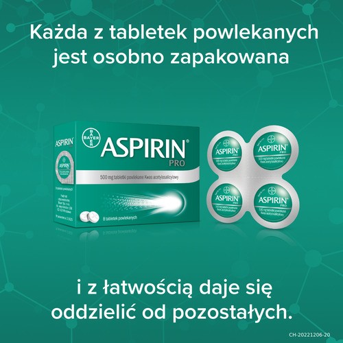Zdjęcie produktu - 6 Aspirin Pro - 8 tabletek